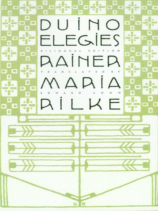 Title details for Duino Elegies by Rainer Maria Rilke - Wait list